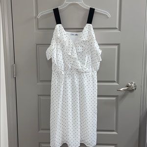 White Polka Dot Dress